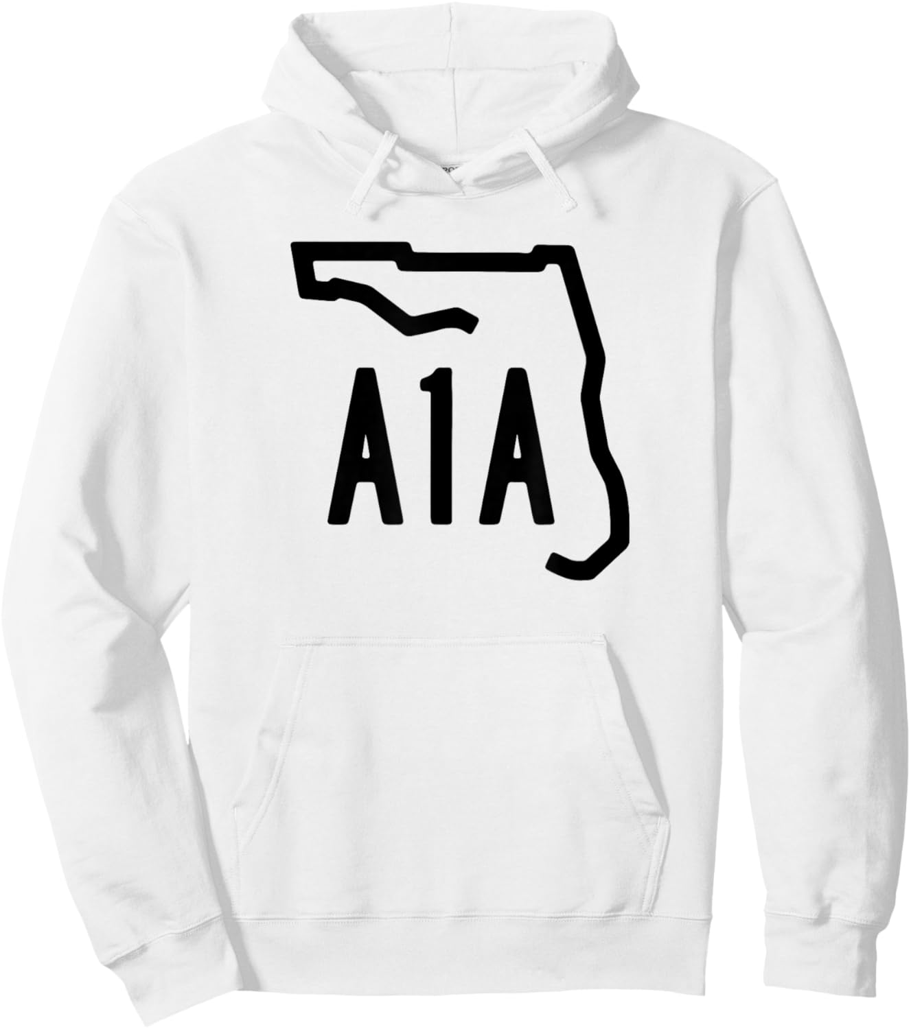 A1A Beachfront Avenue Atlantic Ocean Hoodie - Hoodie | White