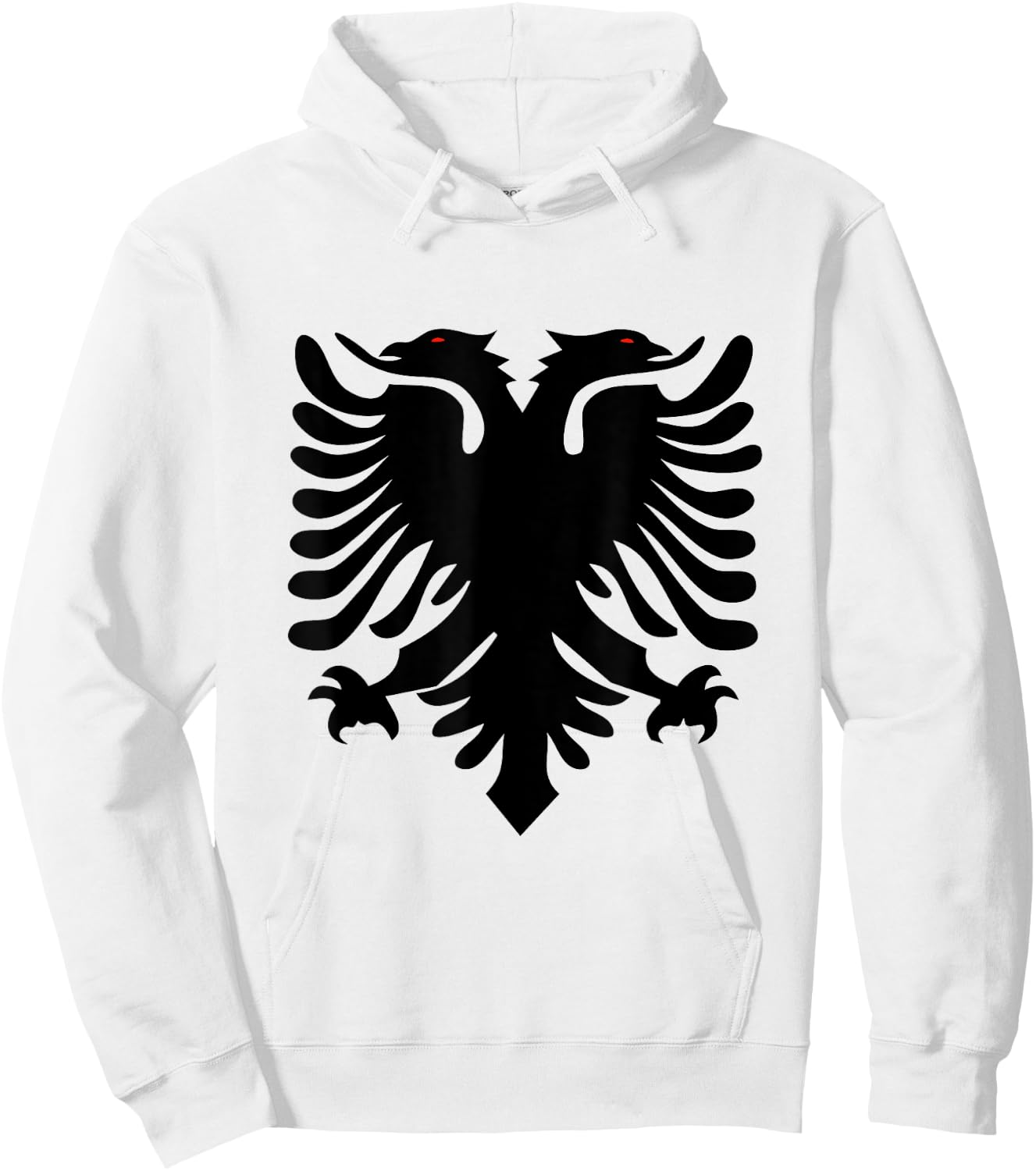 Albanian Flag Albania eagle Hoodie - Hoodie | White