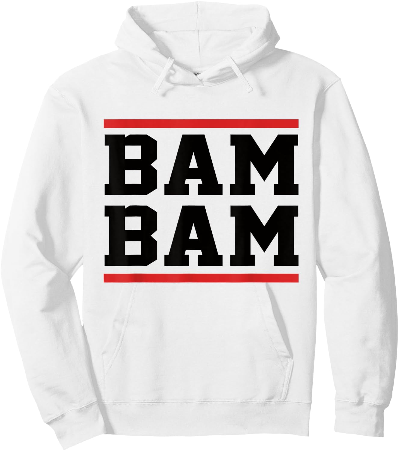 Funny Bam Bam Dirt Bike Rider Motocross Riding Joke Hoodie - Hoodie | White