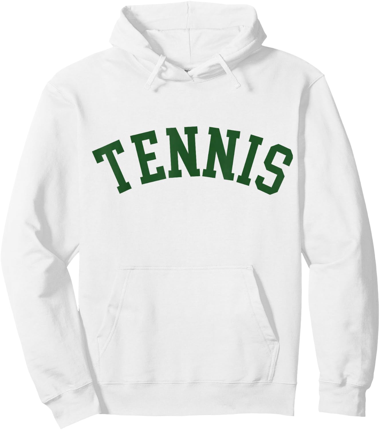 Tennis Club Vintage Athletic Sports Hoodie - Hoodie | White
