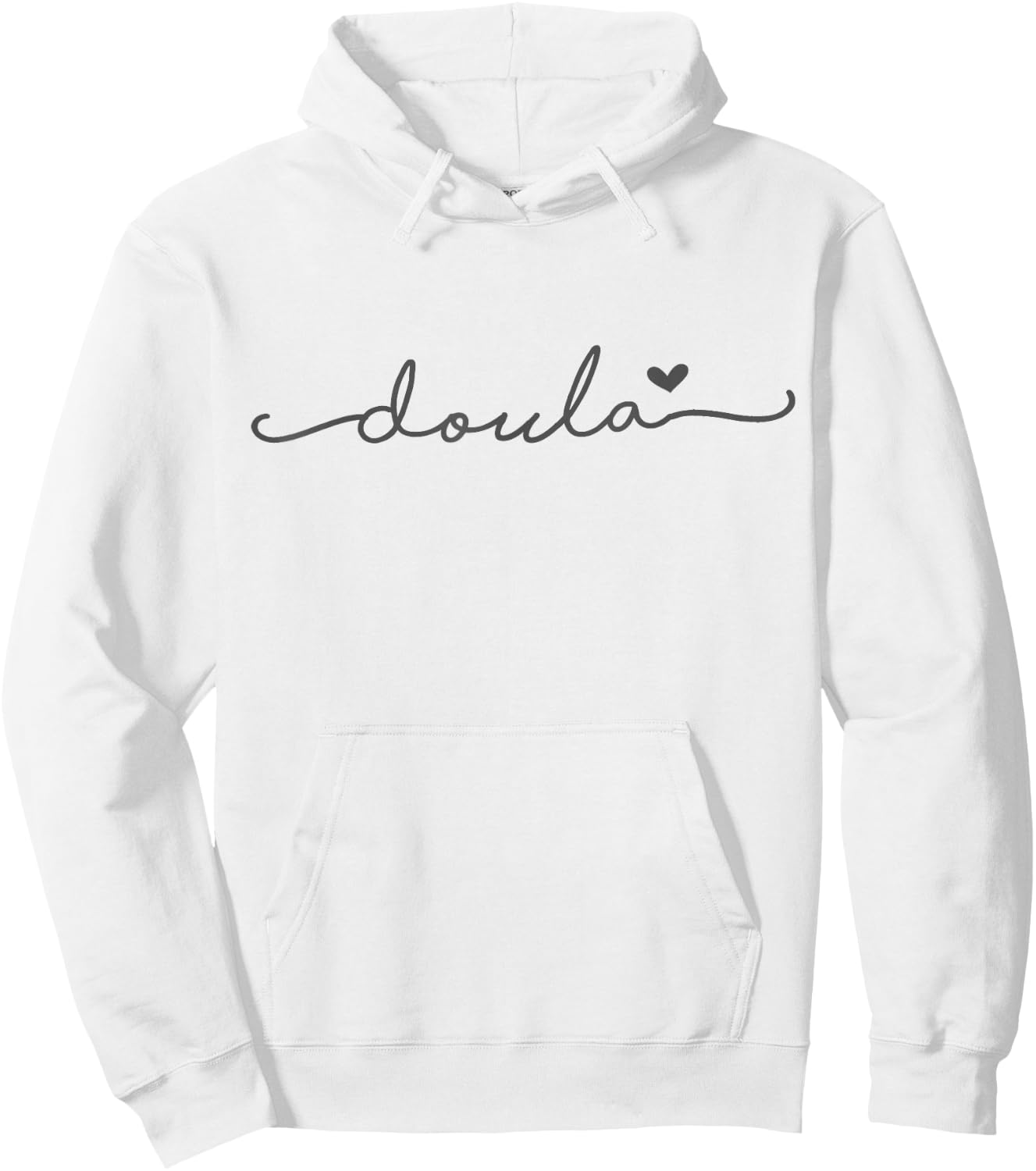 Simple Sweet Doula with a Heart for Birth & Postpartum Hoodie - Hoodie | White