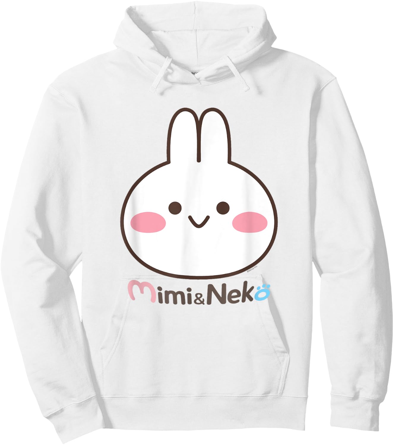 Mimi & Neko Mimi Bunny Face Hoodie - Hoodie | White
