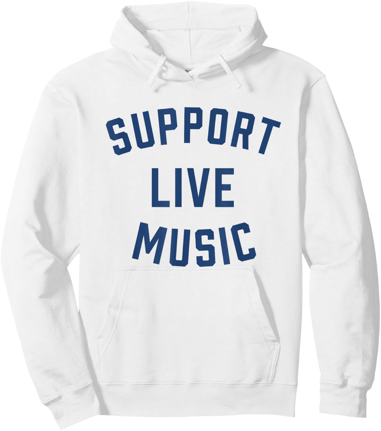 Support Live Music Band Concert Hoodie - Hoodie | White