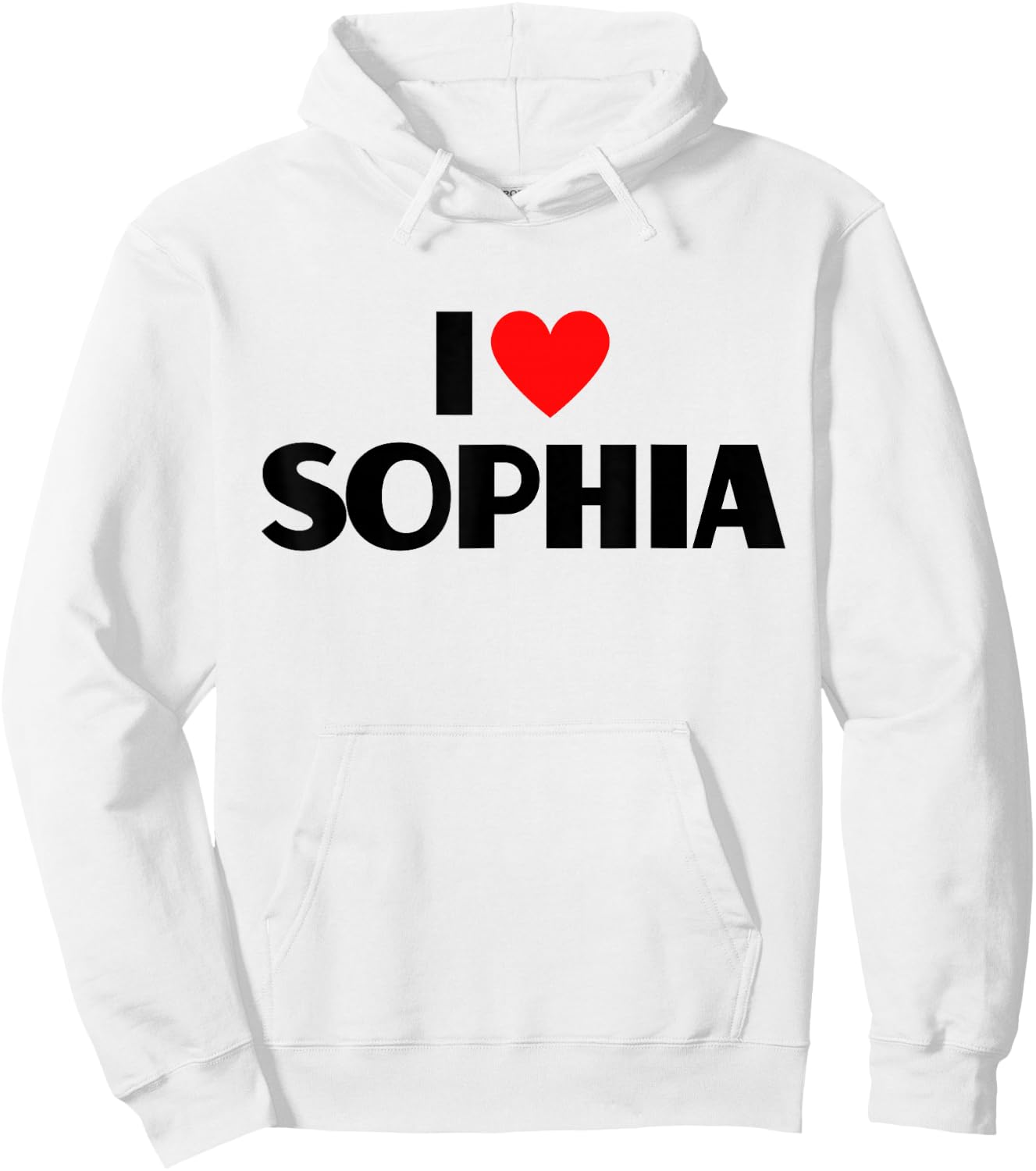 I Love Sophia - I Heart Sophia Hoodie - Hoodie | White