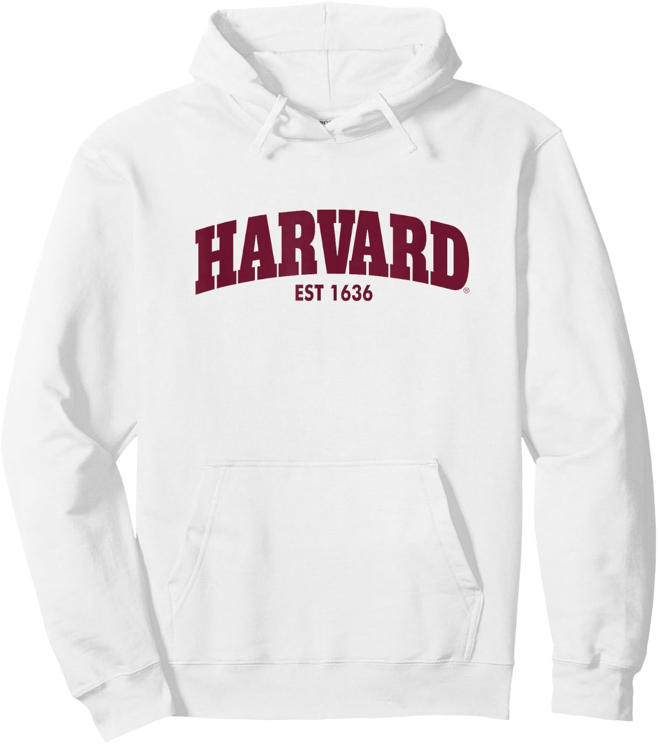 Harvard University Crimson | Official NCAA Merch | NGPHVD001 Hoodie - Hoodie | White