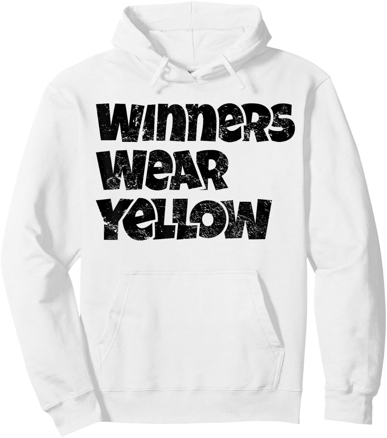 Winners Wear Yellow Spirit Wear Team Game Color War Funny Hoodie - Hoodie | White