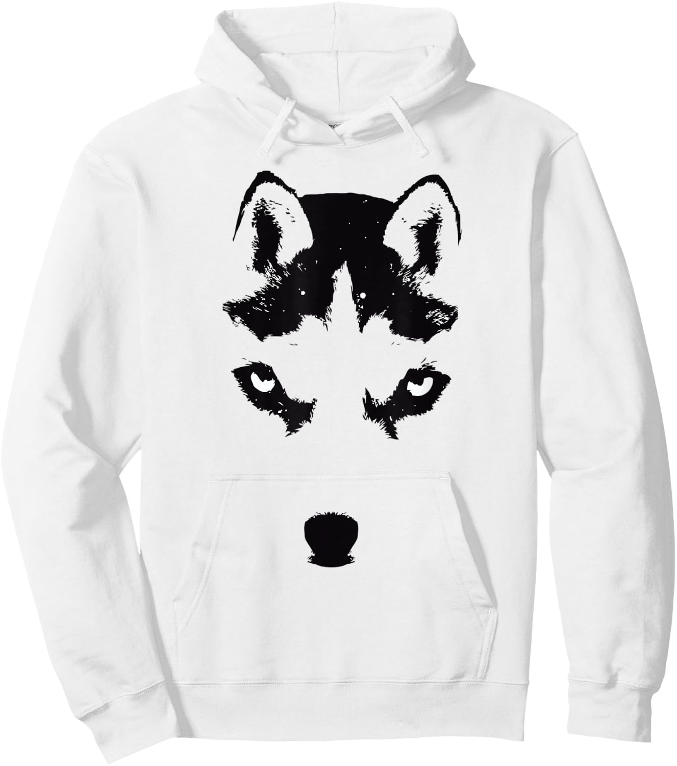 Cute Siberian Husky Puppy Dog Lover Hoodie - Hoodie | White