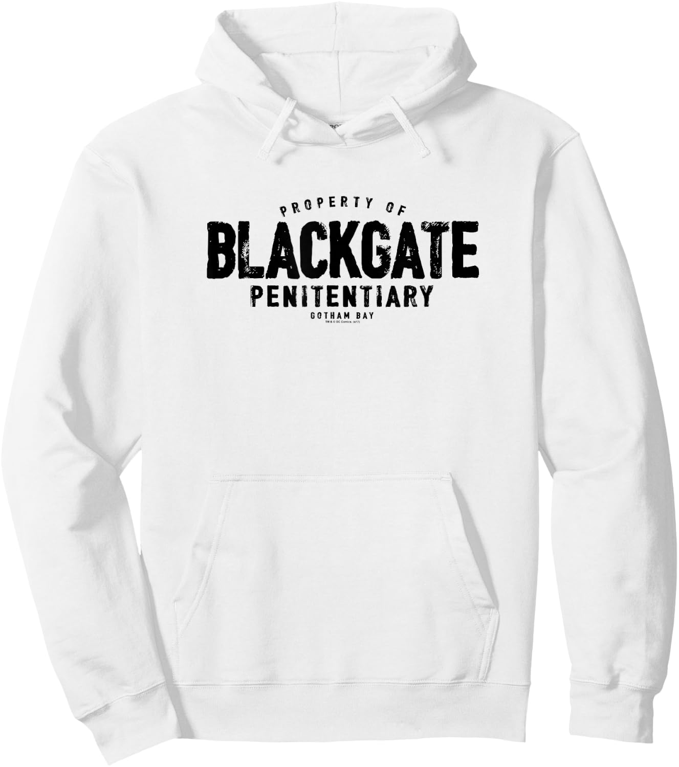 Batman Blackgate Penitentiary Hoodie - Hoodie | White