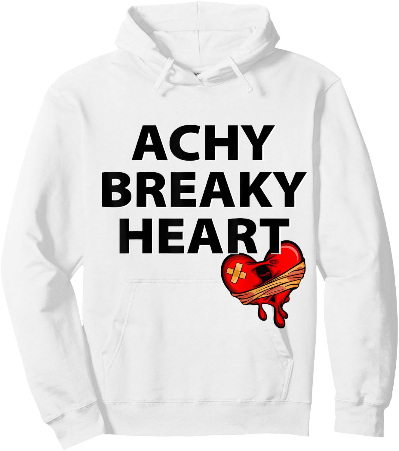 Achy Breaky Heart Hoodie - Hoodie | White