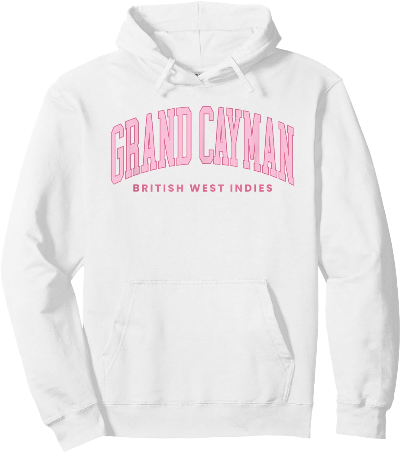 Grand Cayman Islands Summer Retro Preppy Throwback Hoodie - Hoodie | White