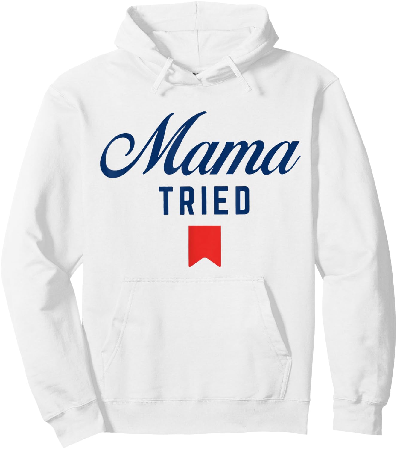 Vintage Mama Tried, Funny Trendy Summer Beer, Western Cowboy Hoodie - Hoodie | White