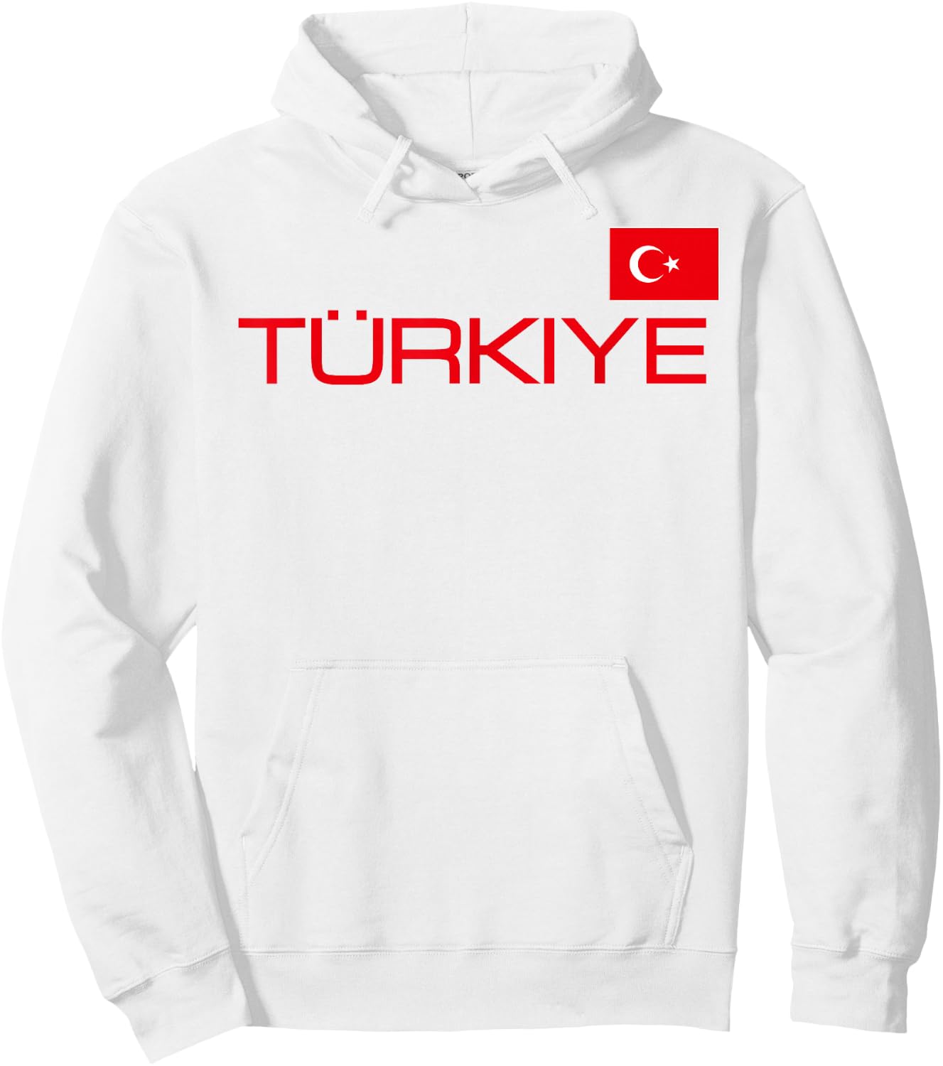 Turkiye Turkey Flag Turkish Sports Jersey Style Hoodie - Hoodie | White
