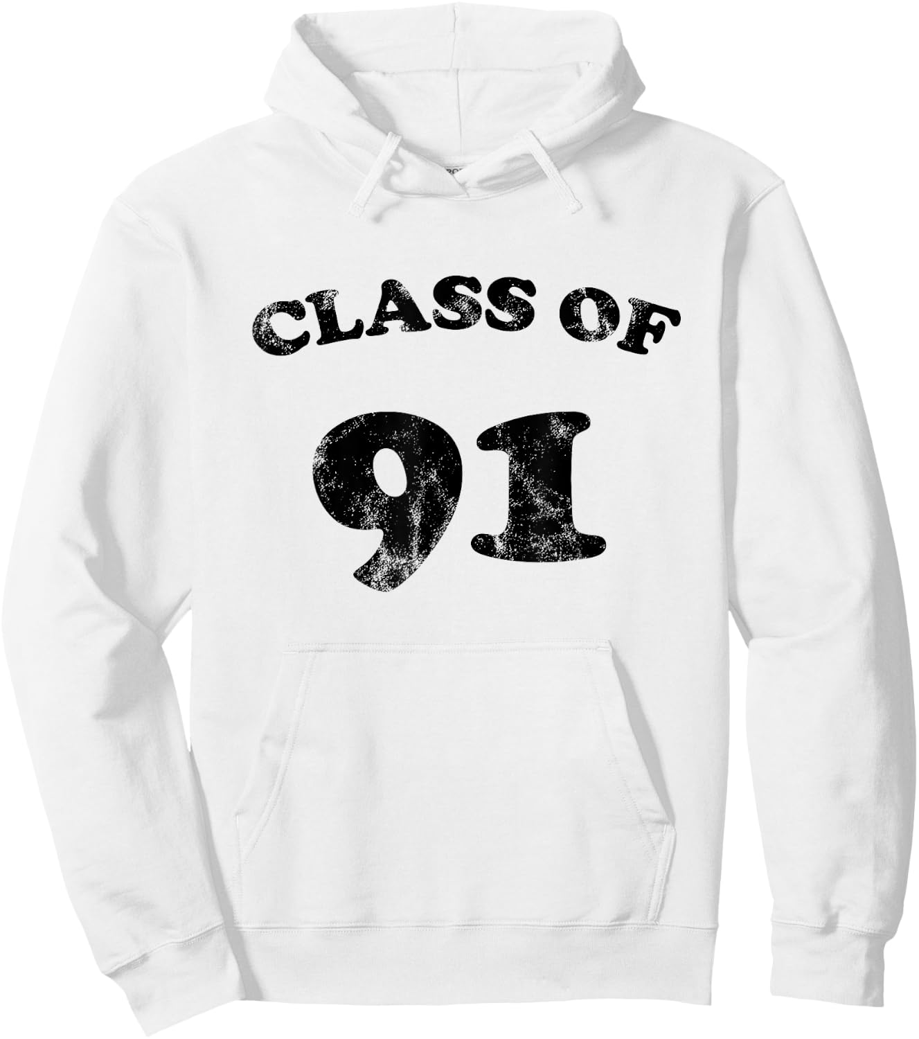 Vintage Class of 91 Hoodie - Hoodie | White