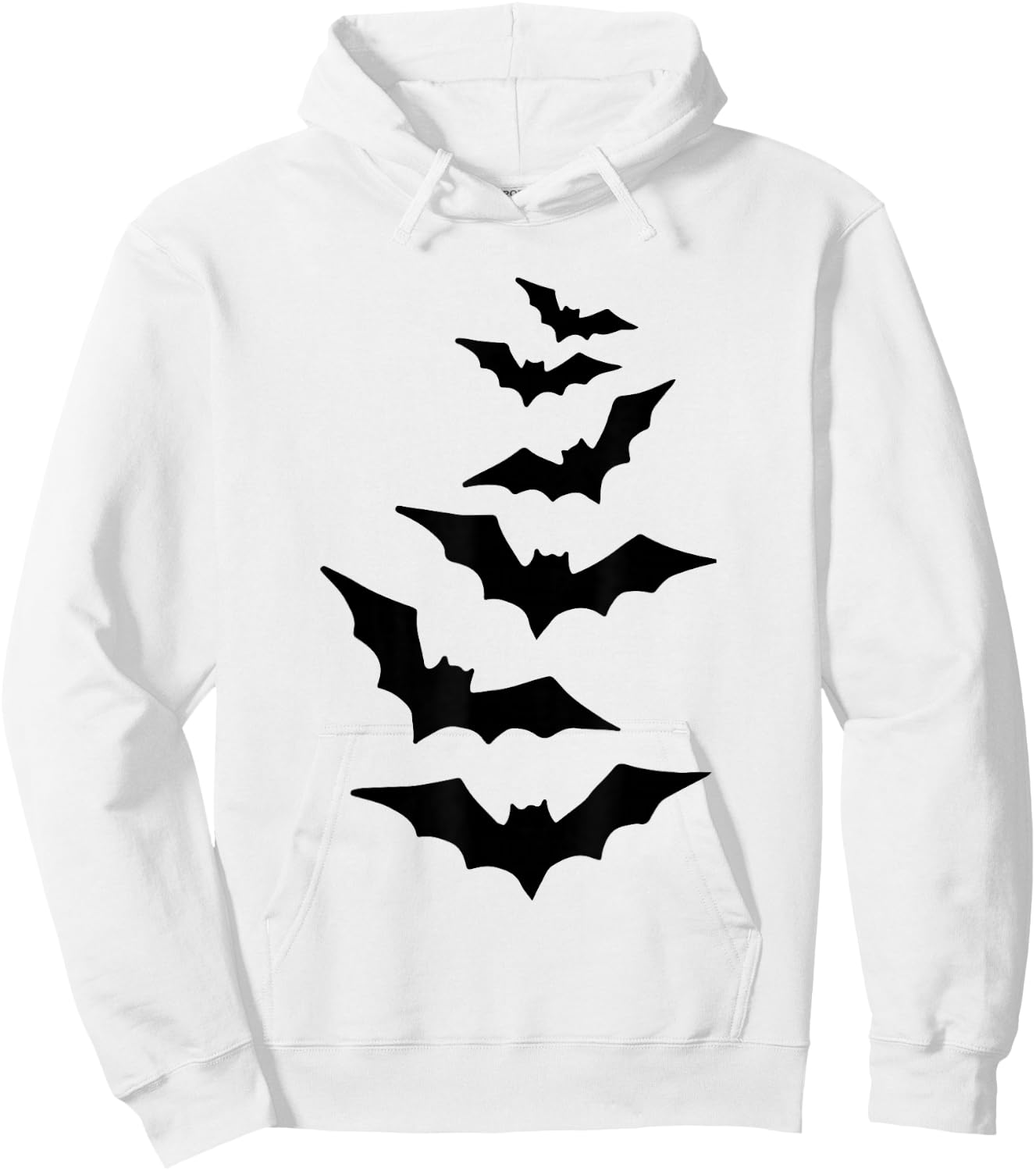 Halloween Bats Costume Funny Halloween Bat Hoodie - Hoodie | White