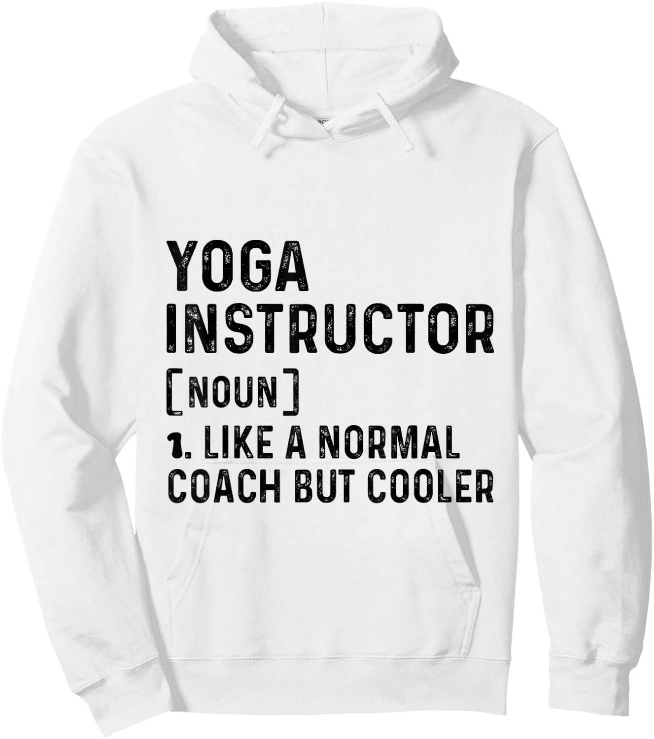 Yoga instructor Like a Normal Coach But Cooler Yoga Trainer Hoodie - Hoodie | White