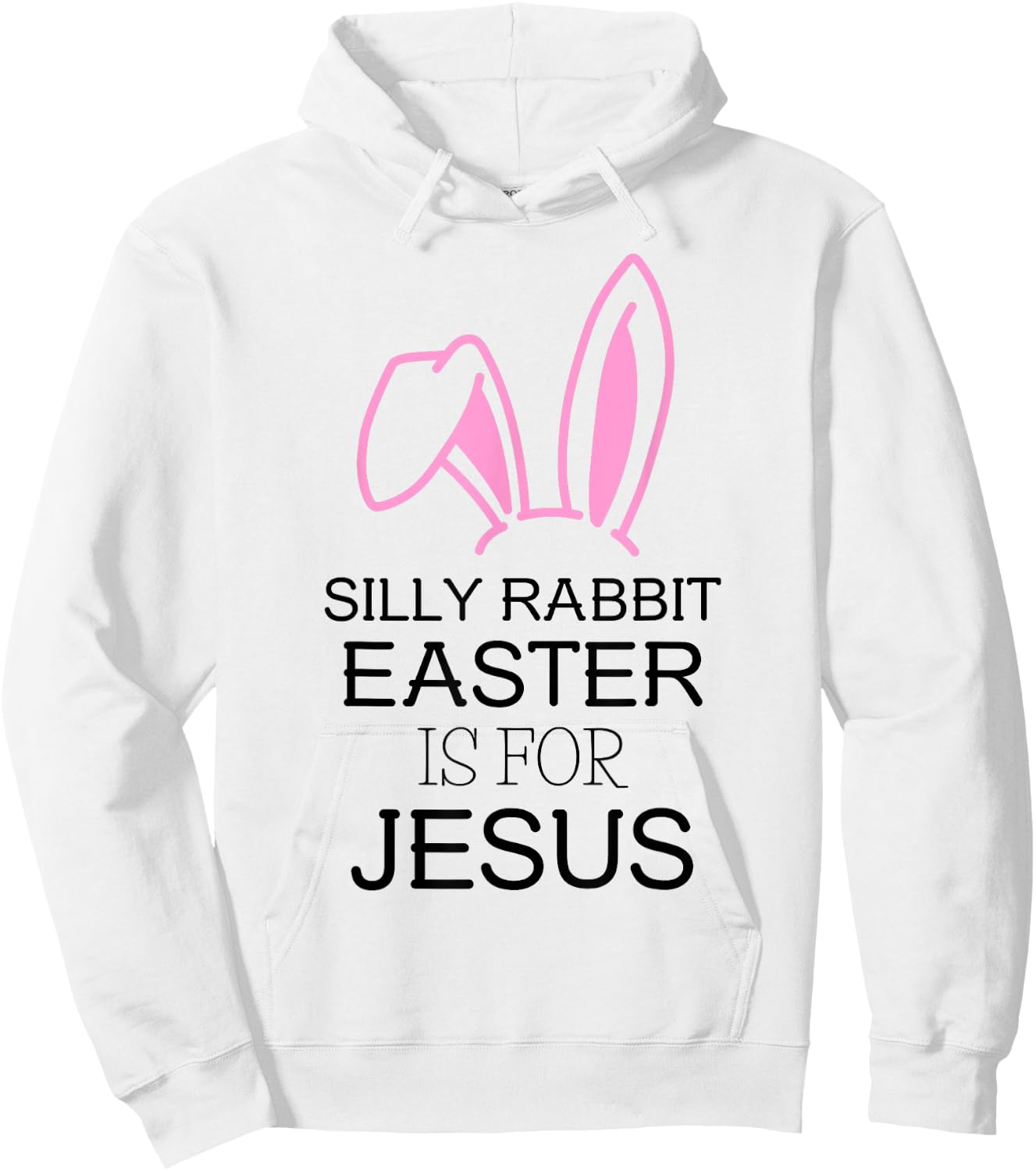 Sunday School Teacher Silly Rabbit Easter is for Jesus Women Kids Hoodie - Hoodie | White