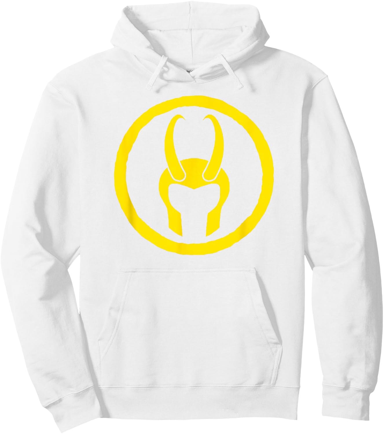 Marvel Loki Horned Helmet Comic Icon Hoodie - Hoodie | White