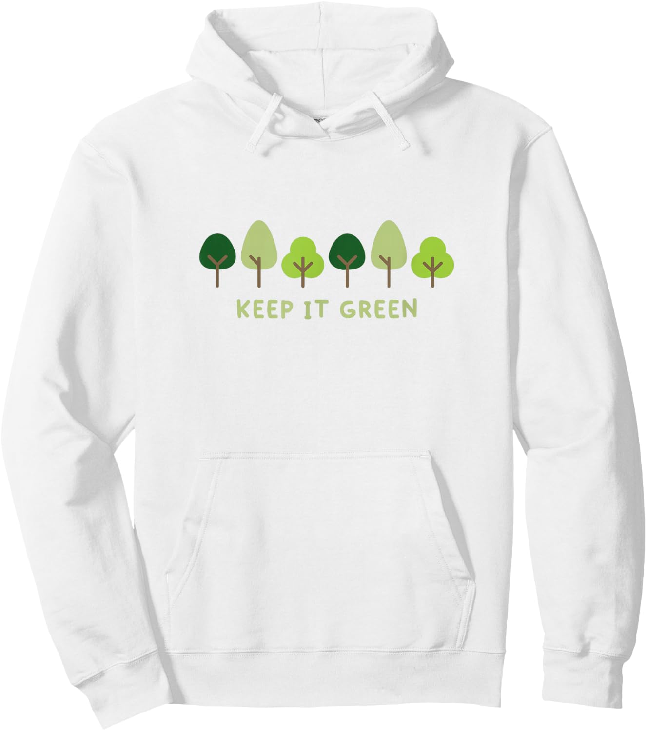 Cute Earth Day Keep It Green Plant Trees Environment Science Hoodie - Hoodie | White