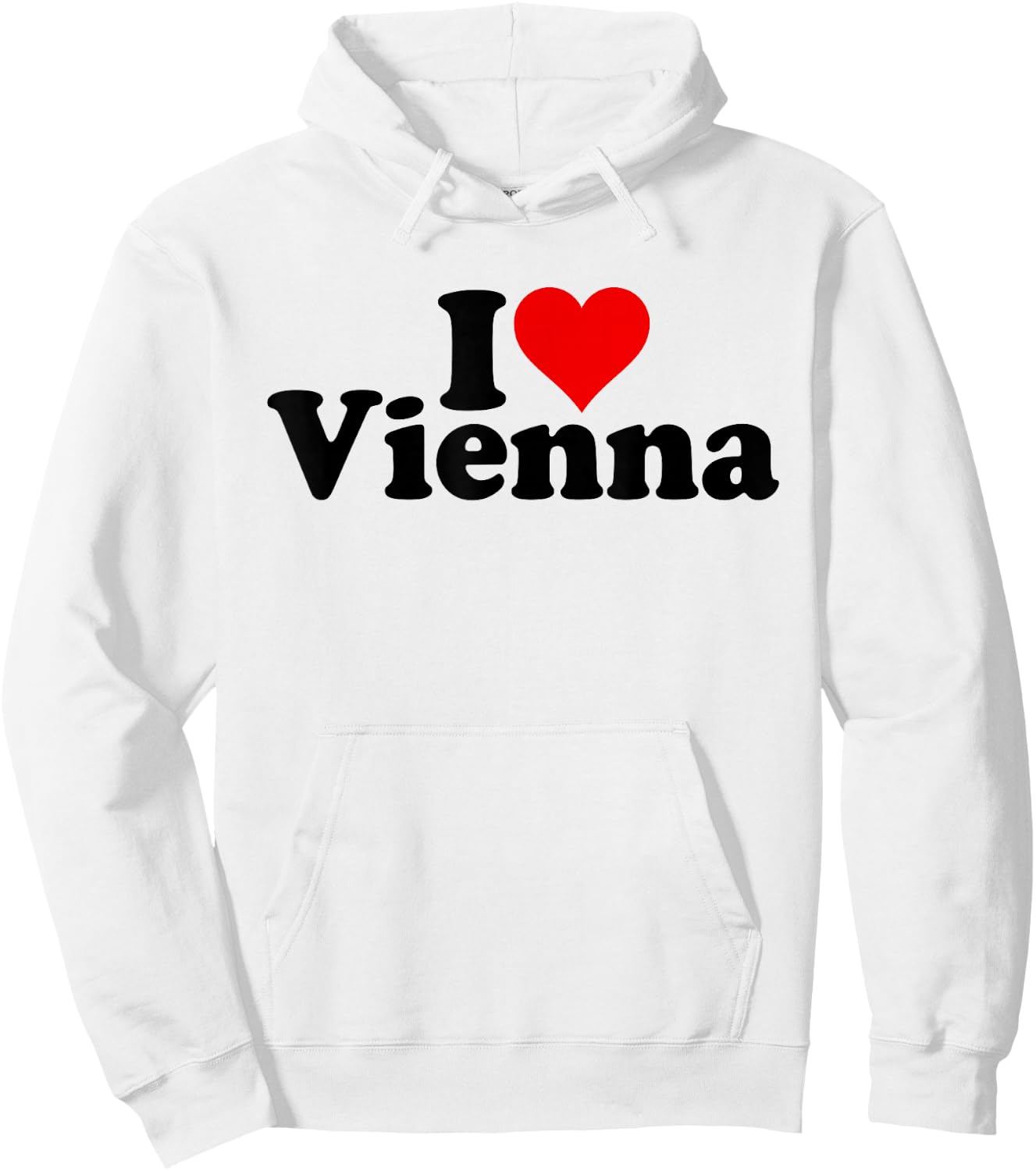 I Love Heart Vienna Austria Hoodie - Hoodie | White