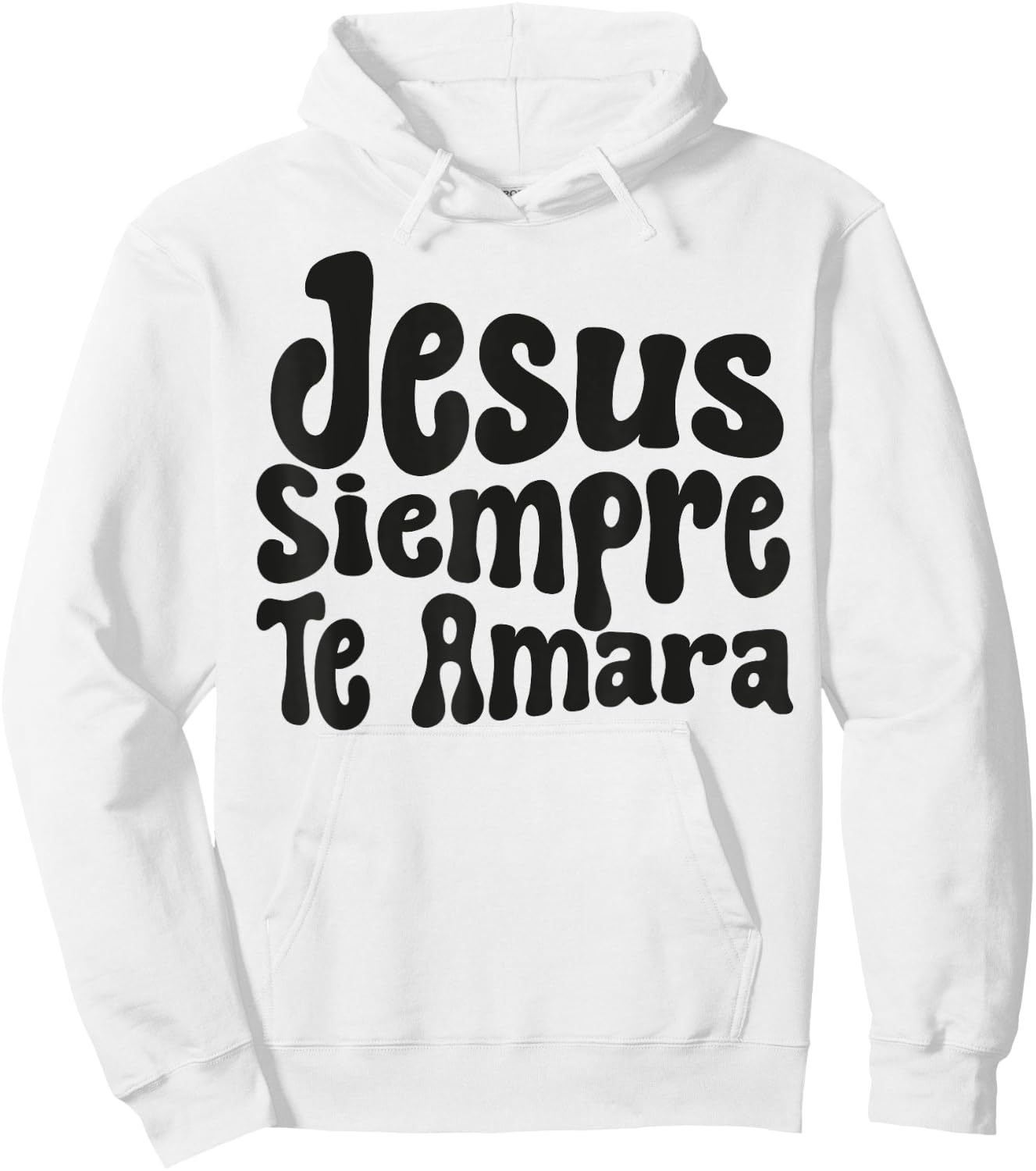 Camiseta cristiana en espanol Hombre Mujer Spanish Christian Hoodie - Hoodie | White
