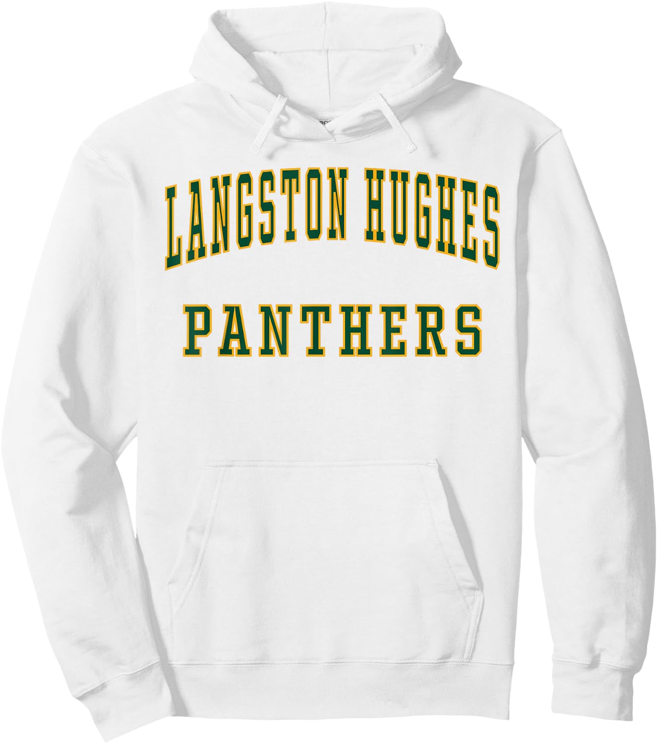 Langston Hughes High School Panthers Hoodie - Hoodie | White
