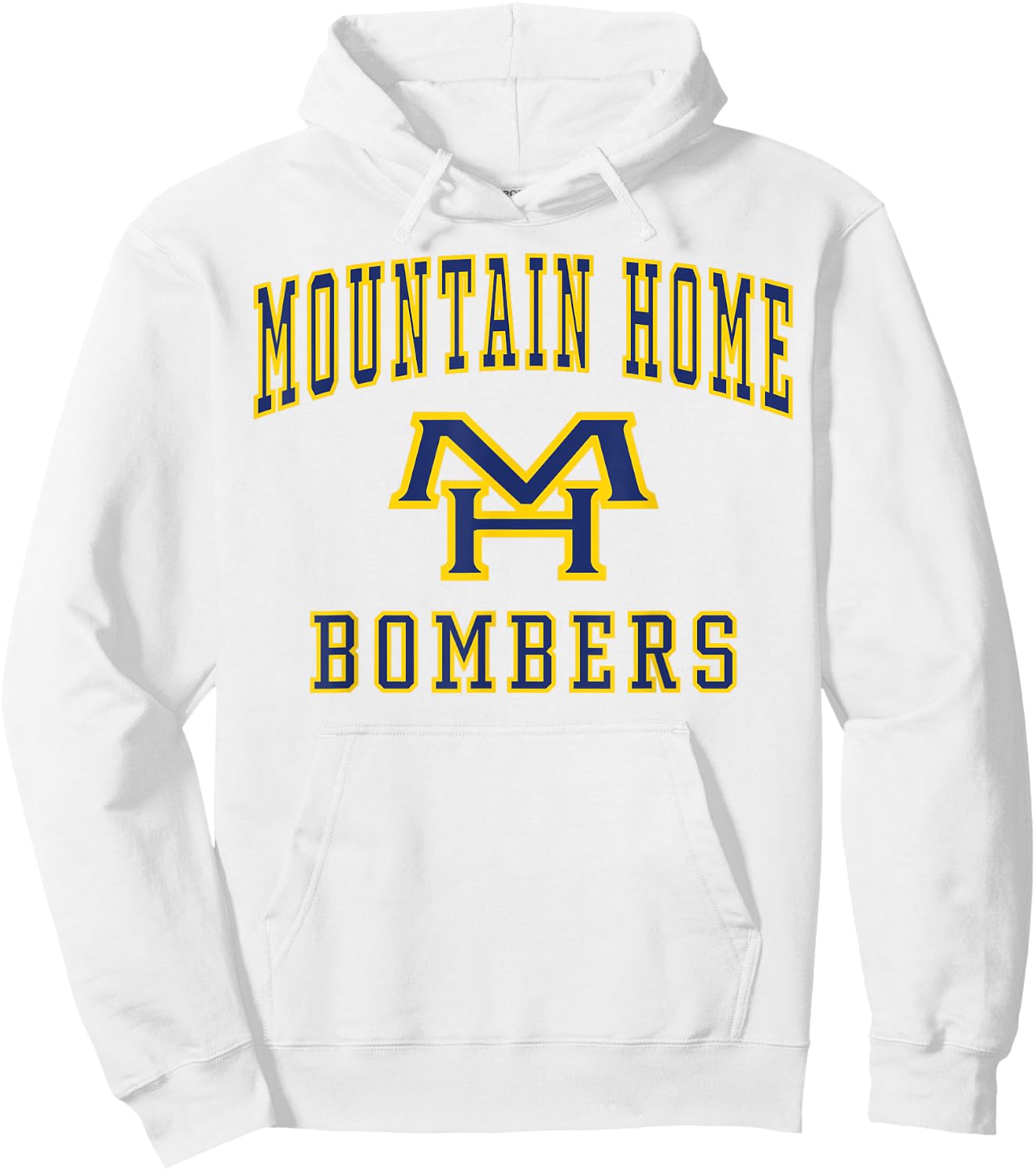 Mountain Home High School Bombers C1 Hoodie - Hoodie | White