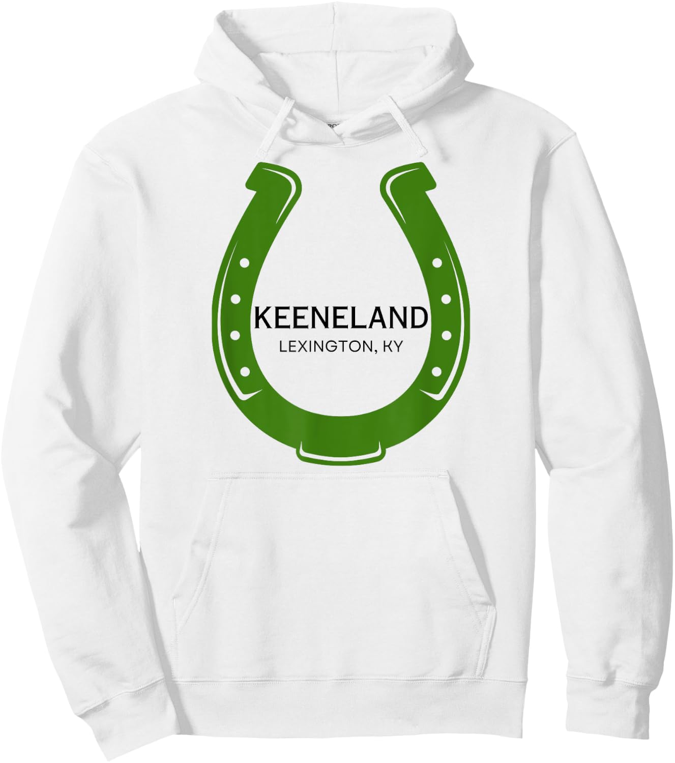 Keeneland Racing Horse Race Racetrack Horse Racing Course KY Hoodie - Hoodie | White