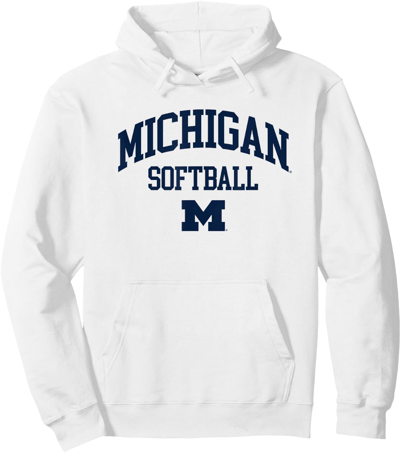 University of Michigan Wolverines U of M Softball Hoodie - Hoodie | White