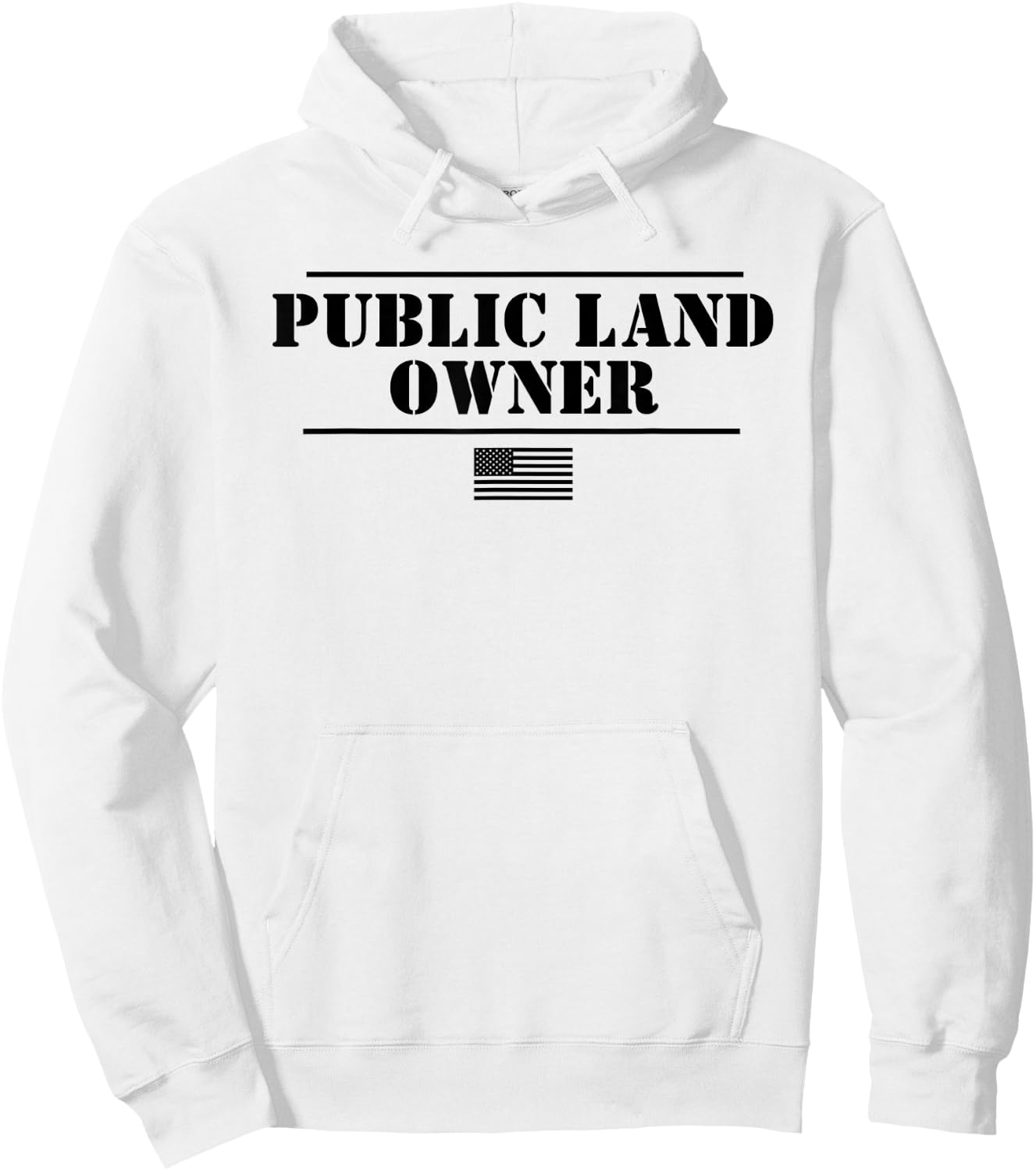 Public Land Owner Hoodie - Hoodie | White