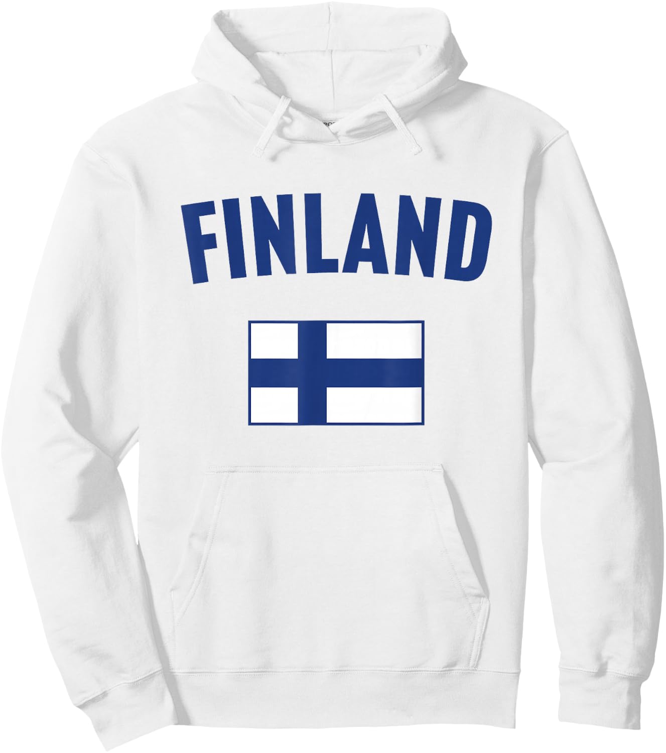 Country Flags Finland Flag , Small, White Hoodie - Hoodie | White