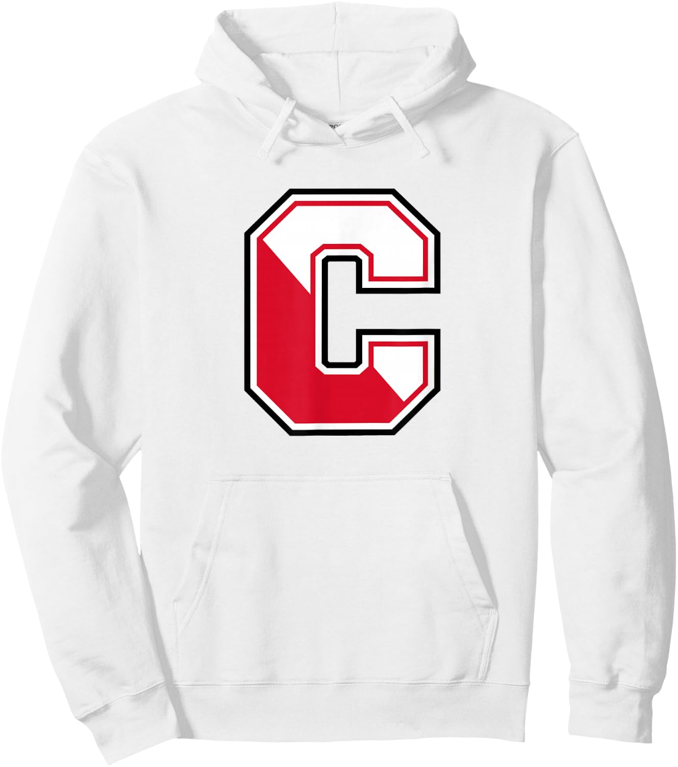 SUNY Cortland Red Dragons C Mark Hoodie - Hoodie | White