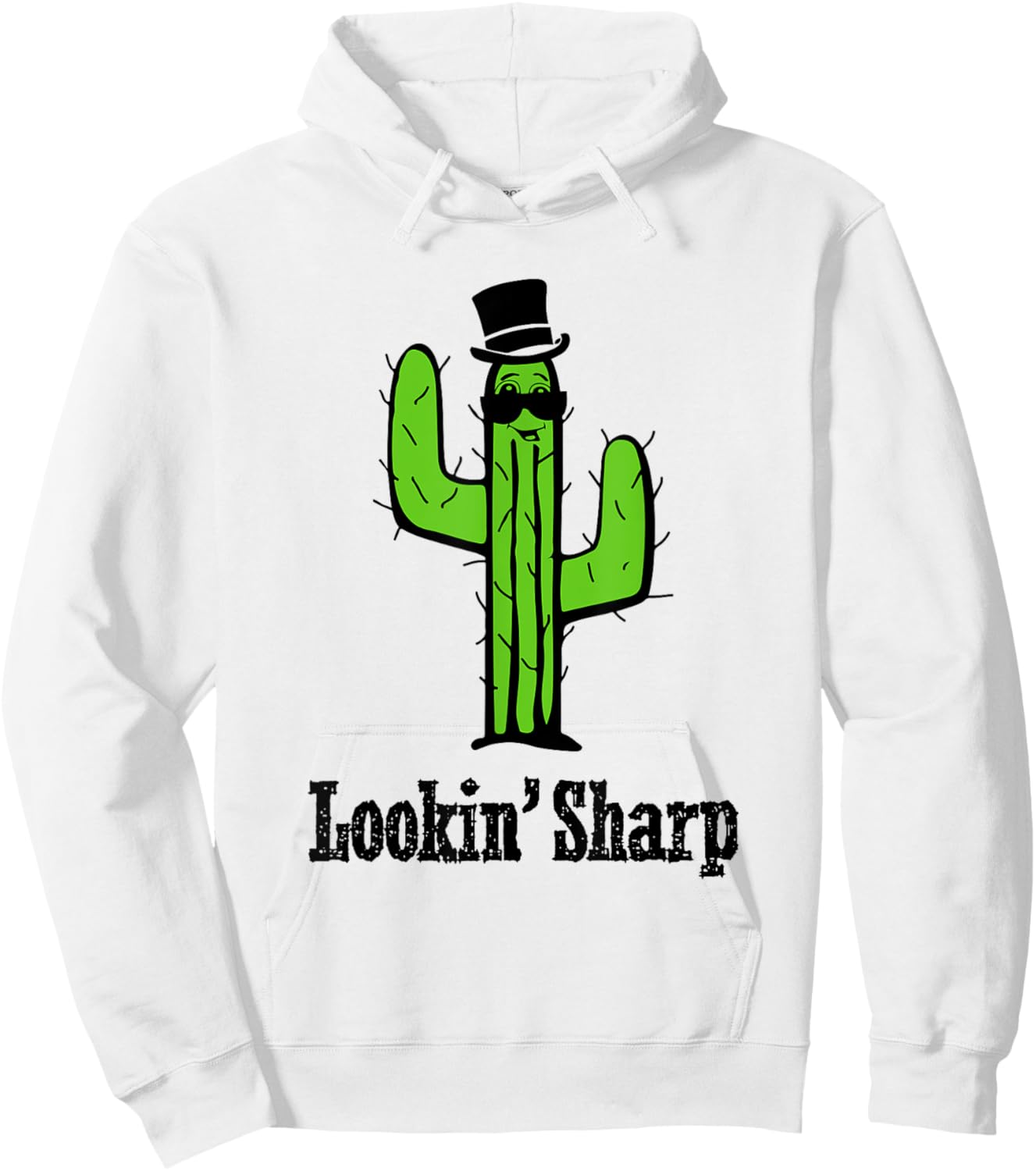 Lookin Sharp Cacti Lover Dad Stepdad Hoodie - Hoodie | White