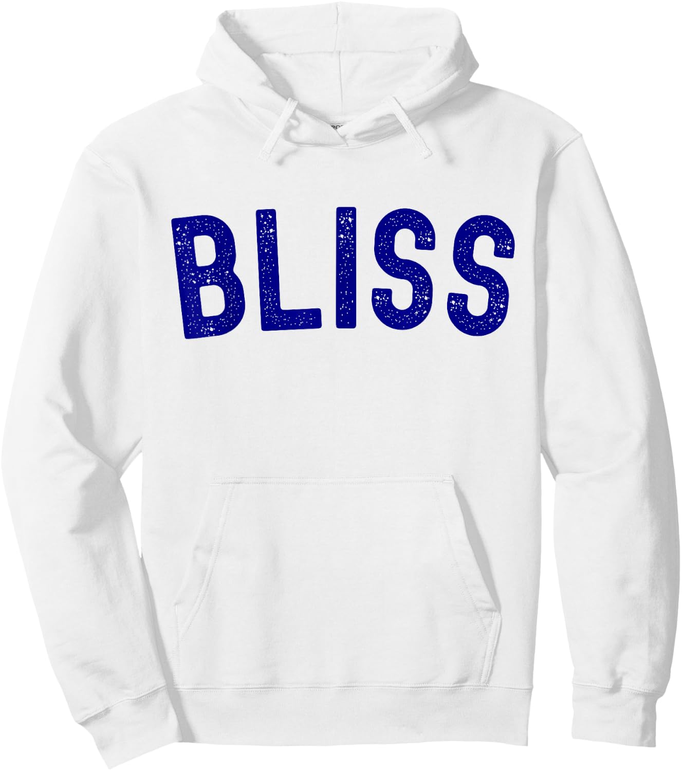Bliss Word Funny Hoodie - Hoodie | White