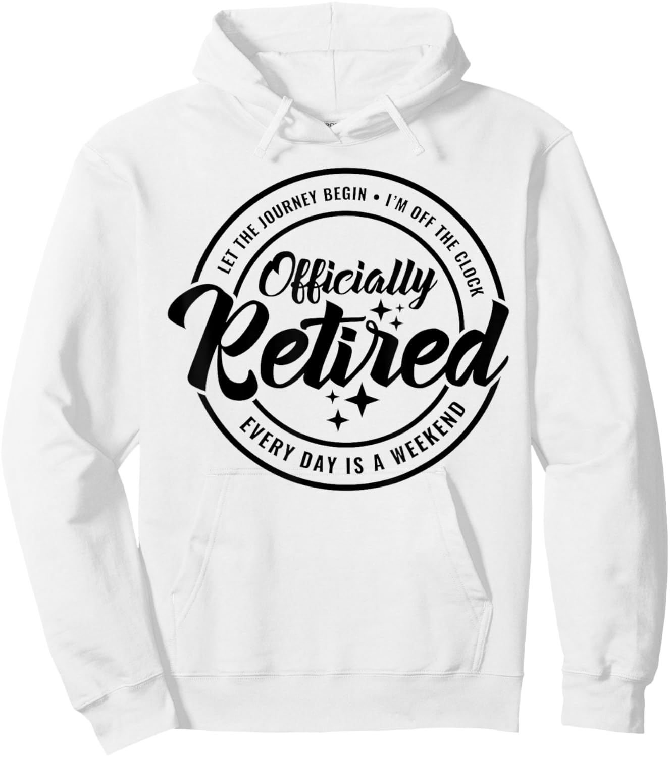 The Legend Has Officially Retired Funny Retirement Gifts Men Hoodie - Hoodie | White