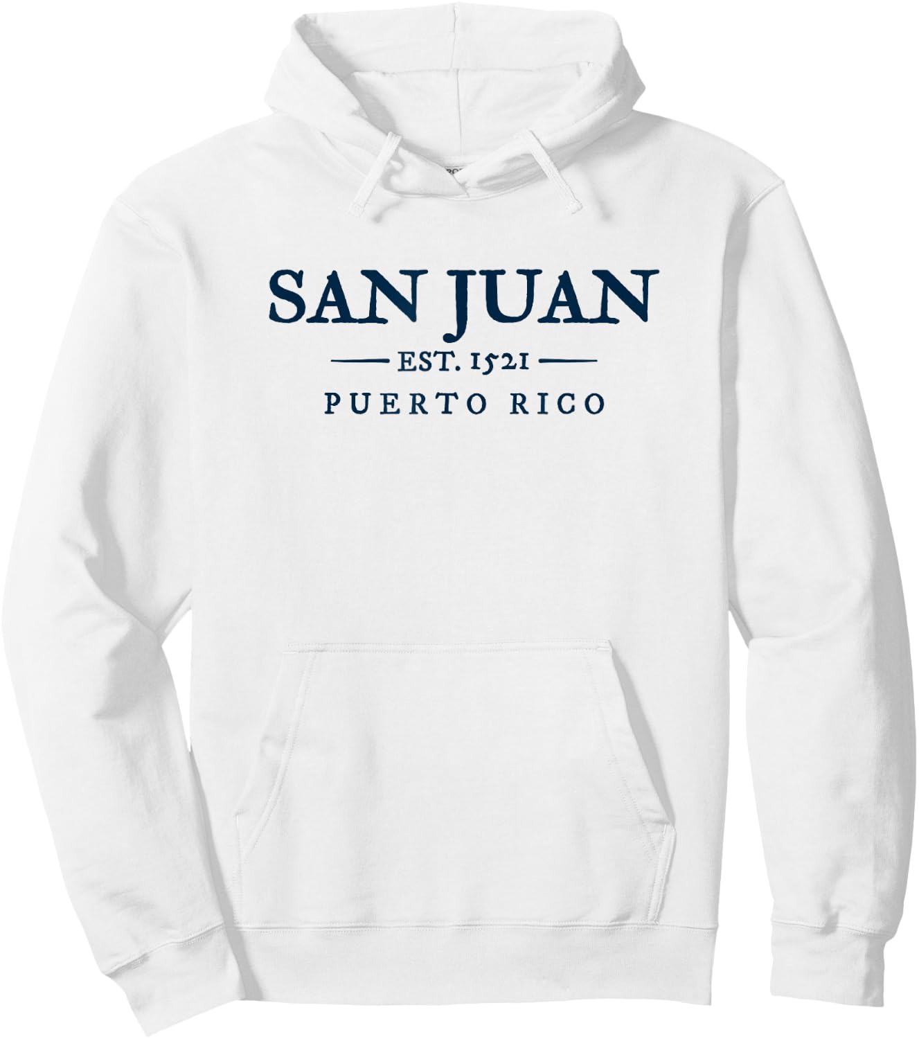 San Juan Puerto Rico Retro Throwback Vacation Souvenir Hoodie - Hoodie | White
