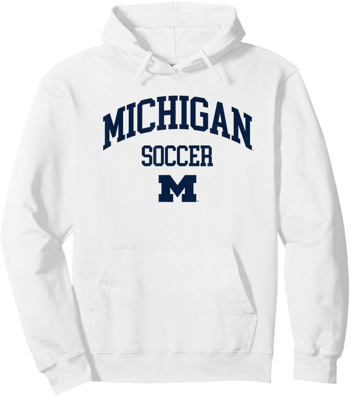 University of Michigan Wolverines U of M Soccer Hoodie - Hoodie | White