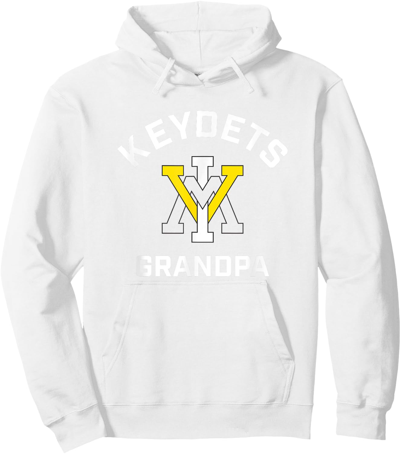 Virginia Military Institute VMI Keydets Arched Grandpa Hoodie - Hoodie | White