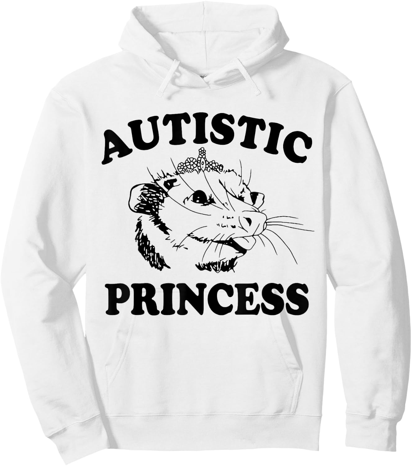 Autistic Princess Shirt, Autistic Princess Hoodie - Hoodie | White