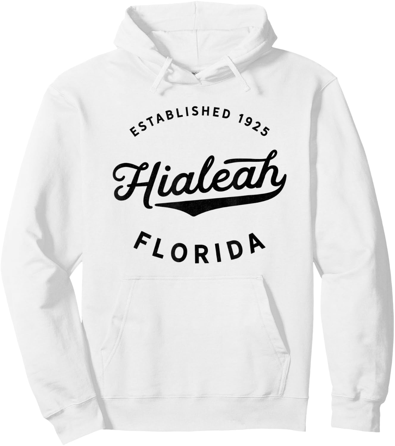 Classic Retro Vintage Hialeah Florida 1925 USA Gift Hoodie - Hoodie | White