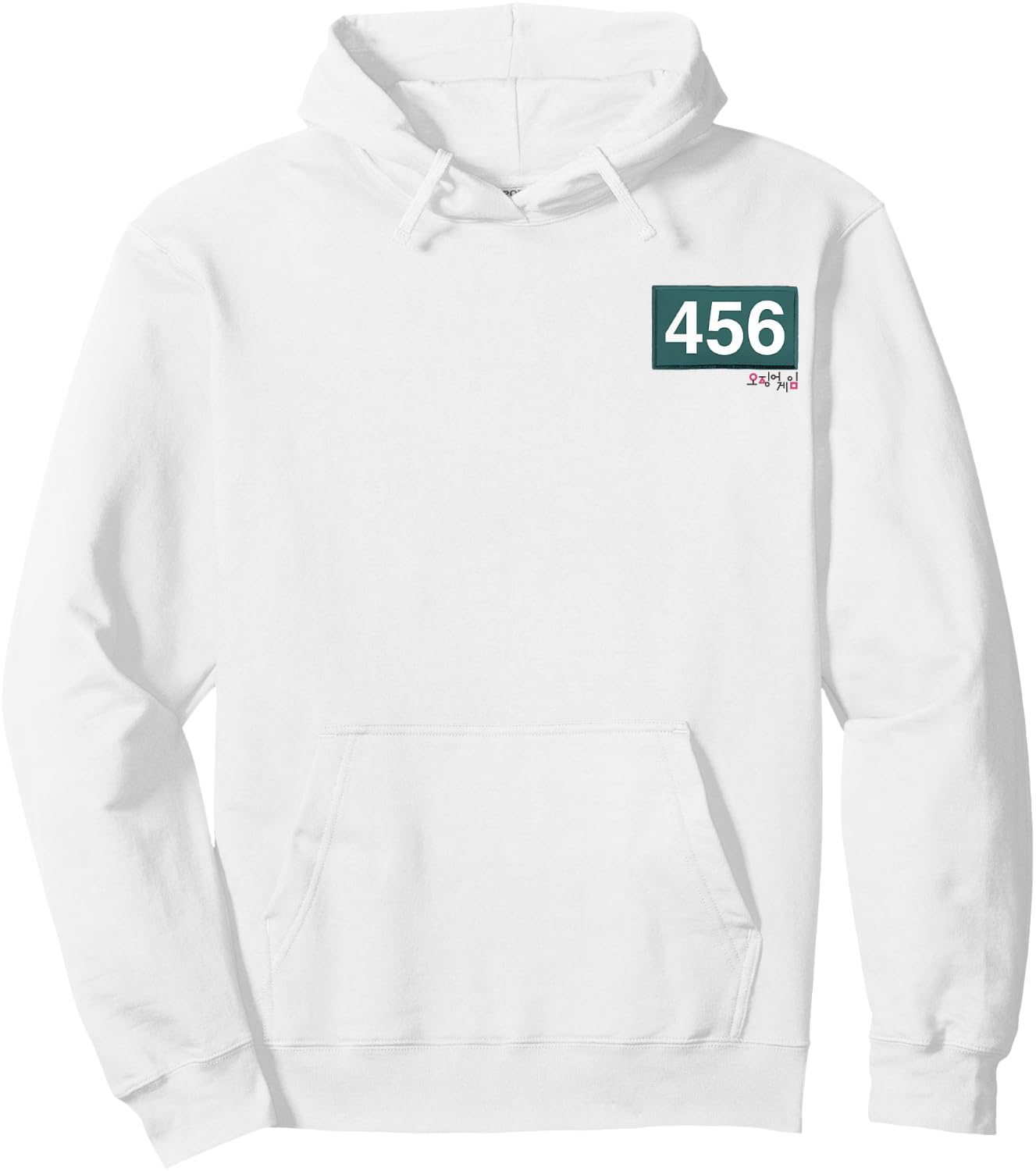 Squid Game Player 456 Pocket Costume Hoodie - Hoodie | White