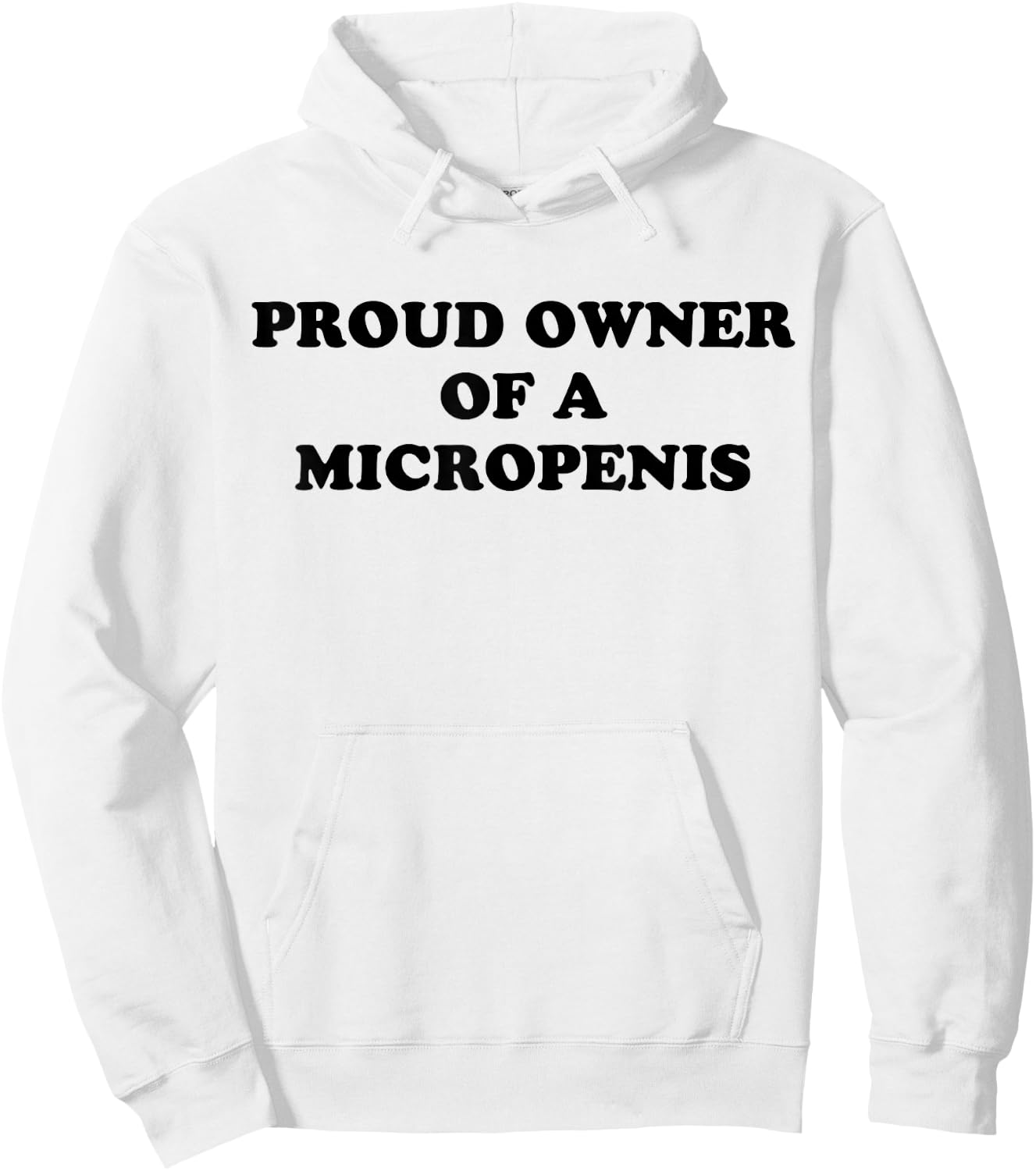 Proud Owner Of A Micropenis Hoodie - Hoodie | White