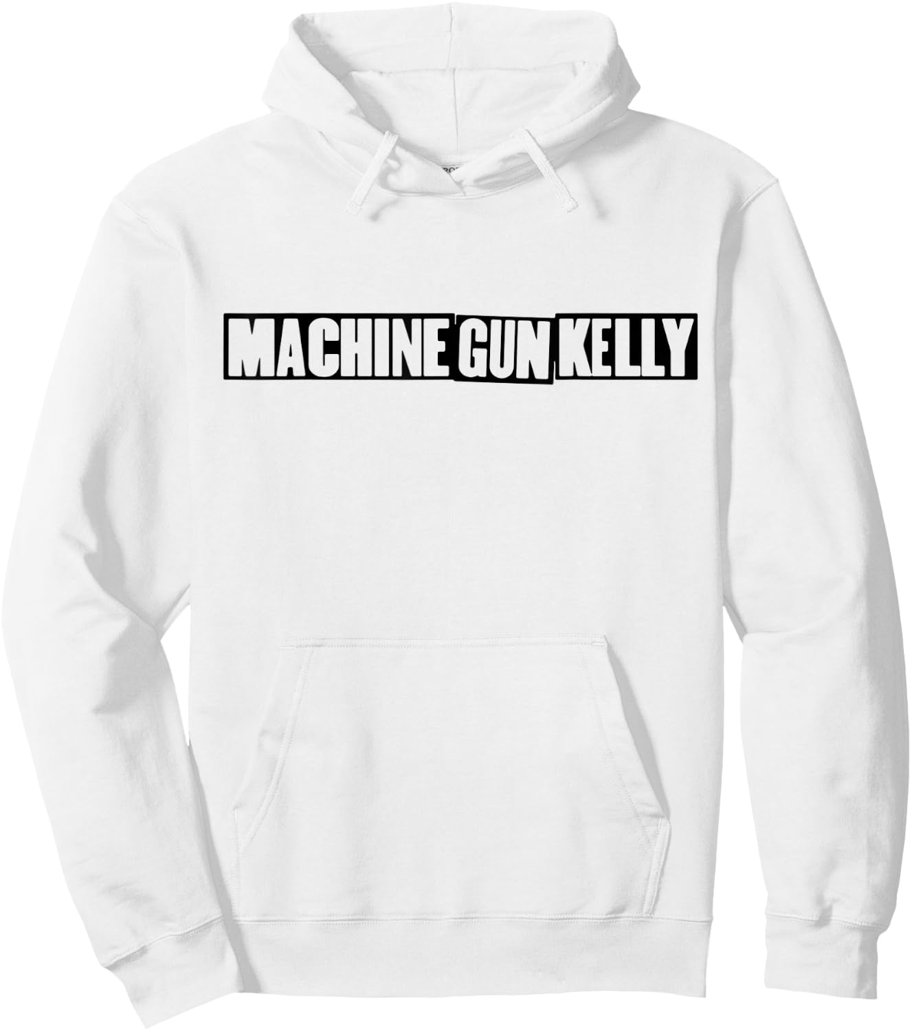 Official Machine Gun Kelly Logo Hoodie - Hoodie | White