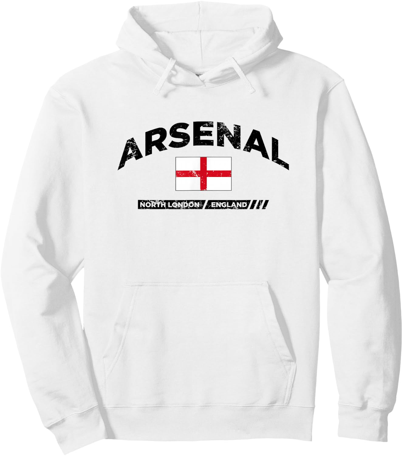 Arsenal Town of North London, England UK Hoodie - Hoodie | White