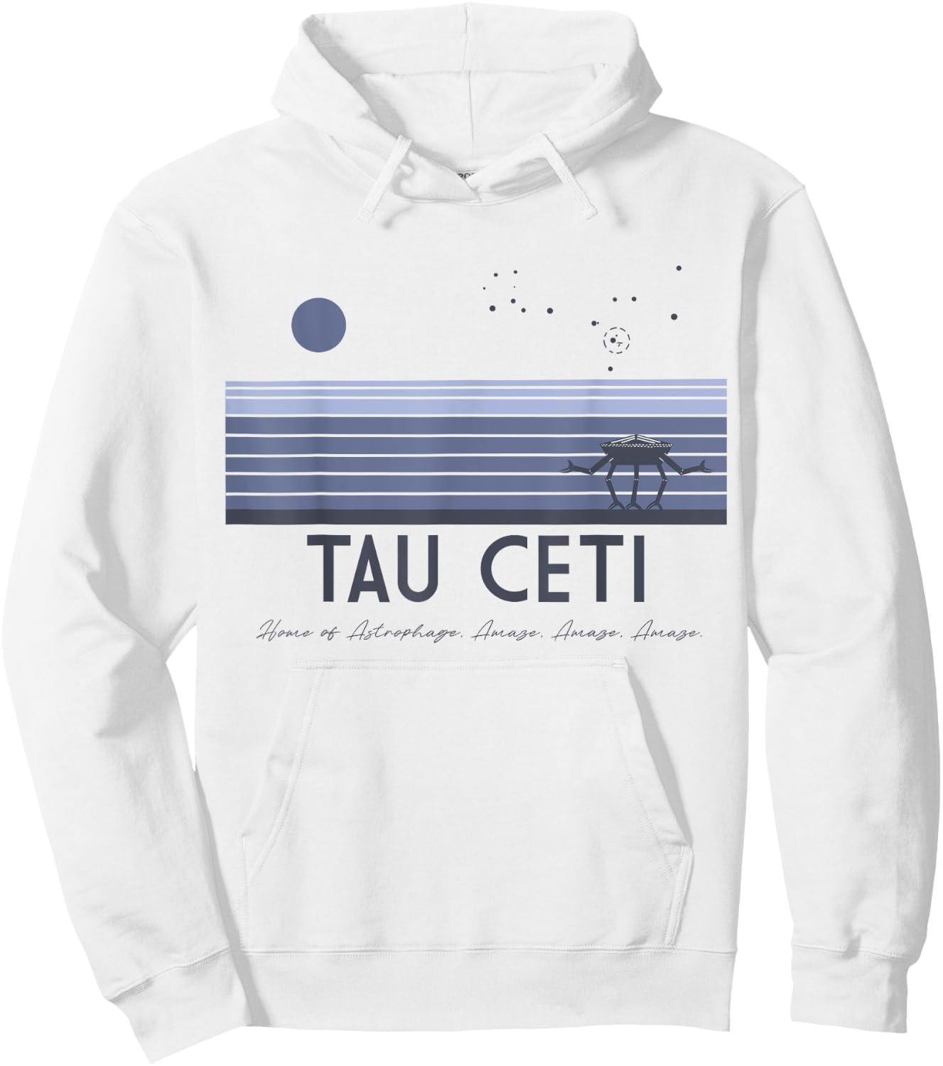 Visit Tau Ceti, Home of Astrophage. Hoodie - Hoodie | White