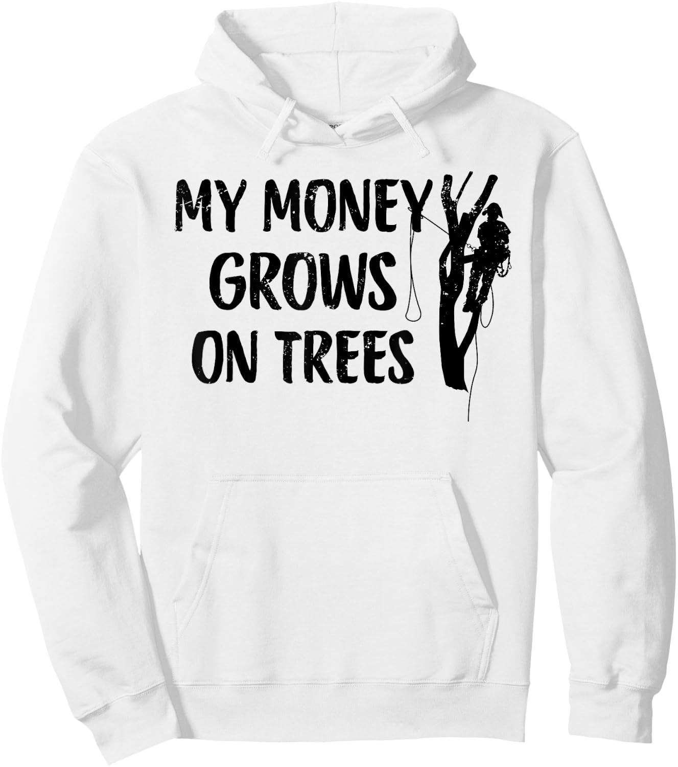Funny Arborist Tree Climber Logger Lumberjack Gifts Hoodie - Hoodie | White
