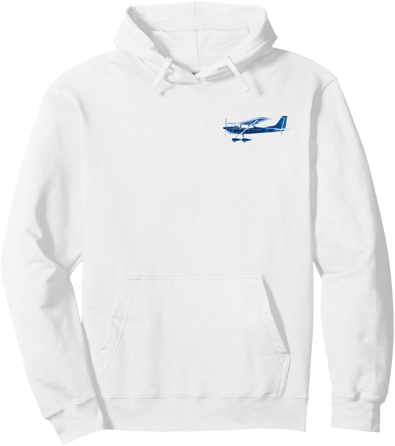 Pilot C172 Flying Airplane Mode On (2-Sided) Hoodie - Hoodie | White