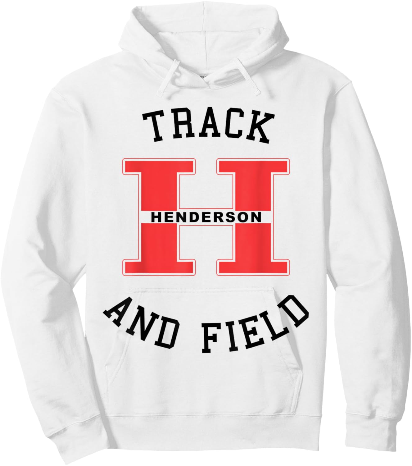 Henderson Track And Field retro sport lover gift Hoodie - Hoodie | White