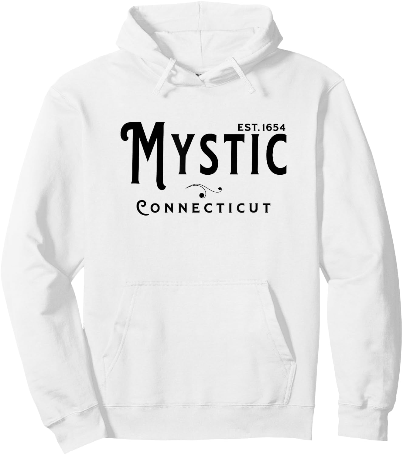 Vintage Merch CT Souvenir Visit Mystic Connecticut Hoodie - Hoodie | White
