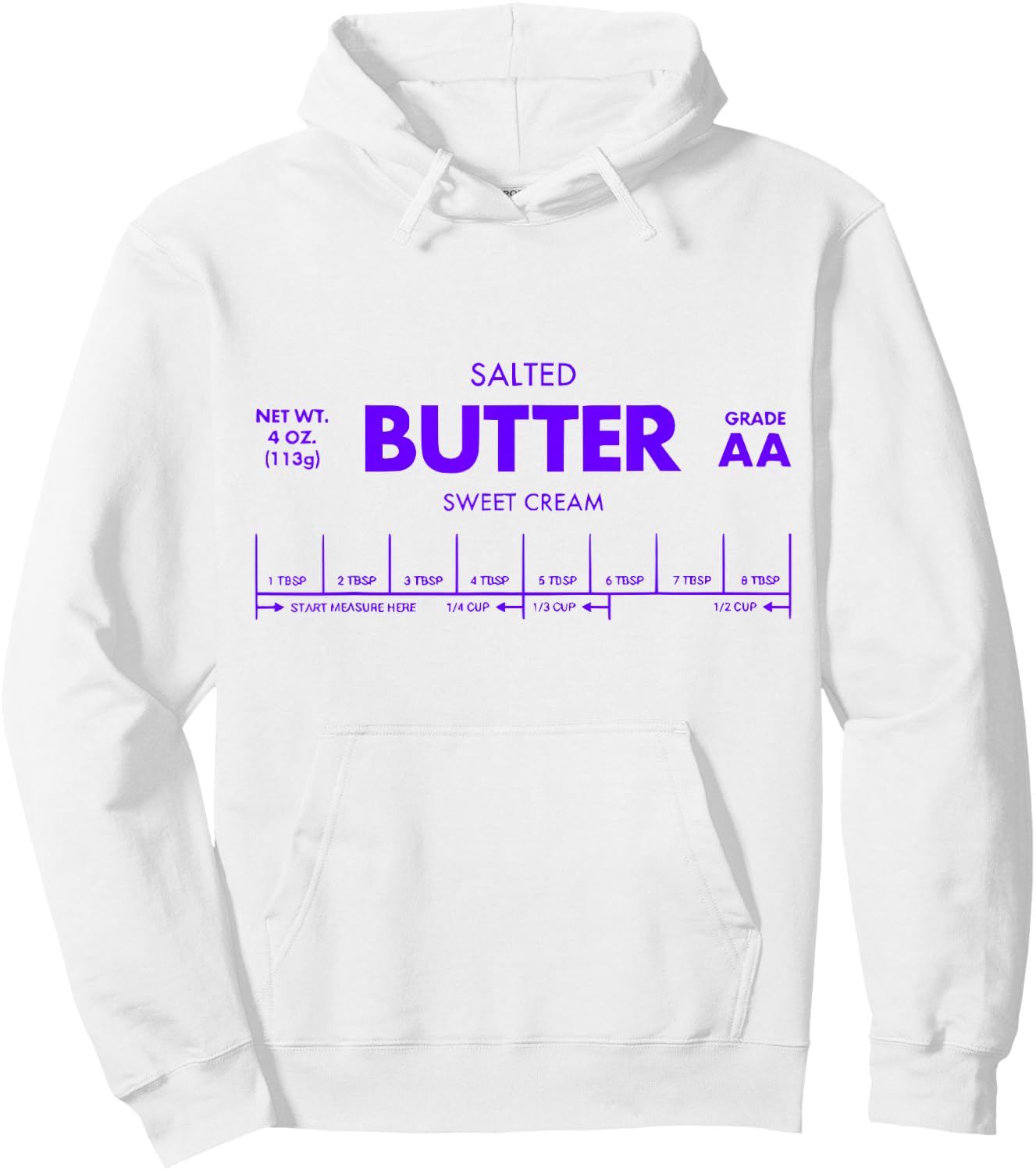 Butter Stick - Funny Salted Butter Baking Gifts Hoodie - Hoodie | White