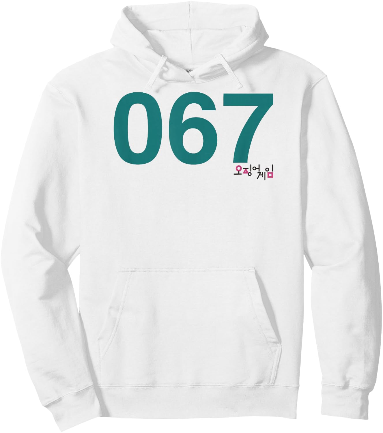Squid Game Player 067 Costume Hoodie - Hoodie | White
